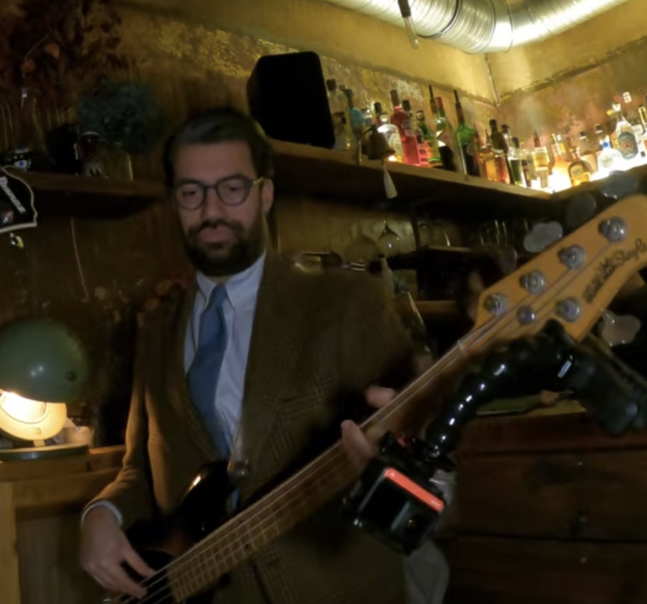 Philip Radlanski am Bass